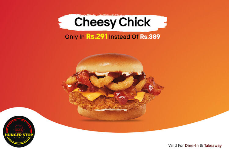 Cheesy Chick Burger Deal
