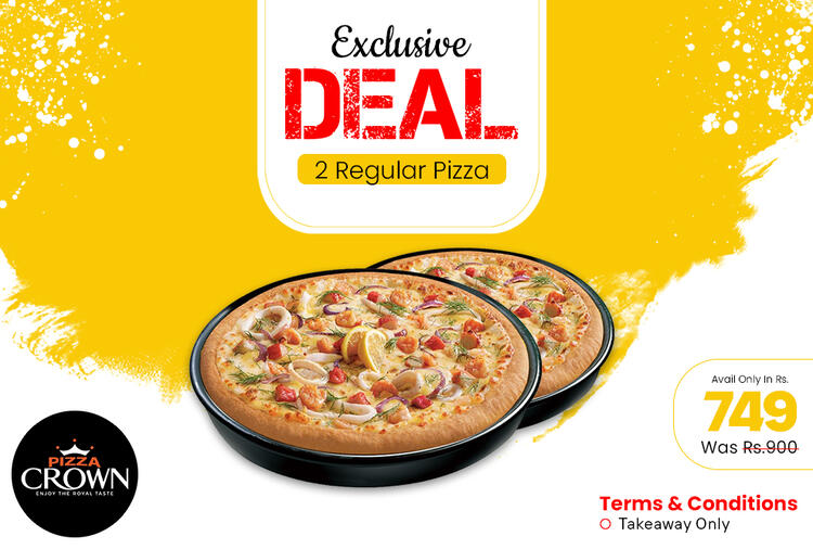 2 Regular Pizza Deal