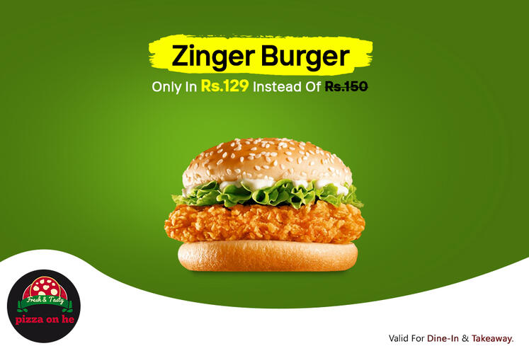 Zinger Burger Deal