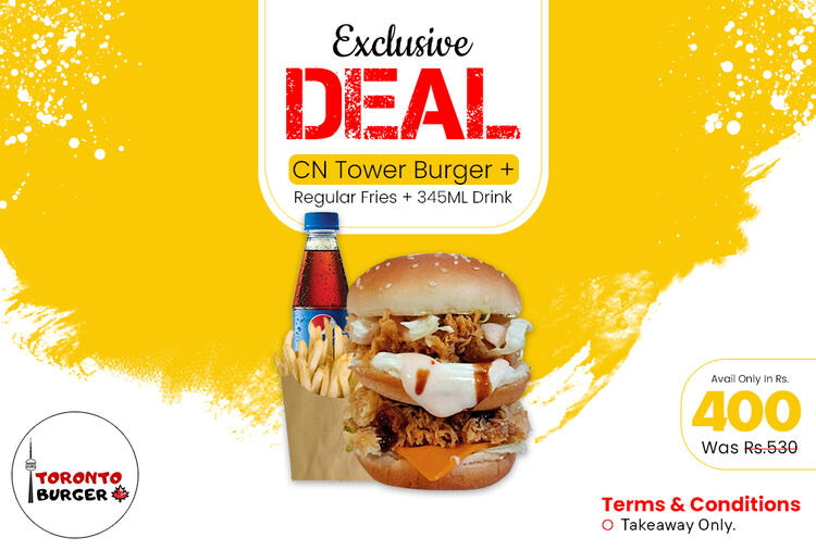 CN TOWER Burger Deal
