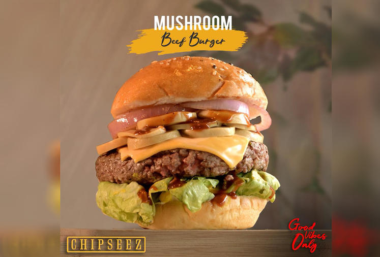 Mushroom Beef Burger