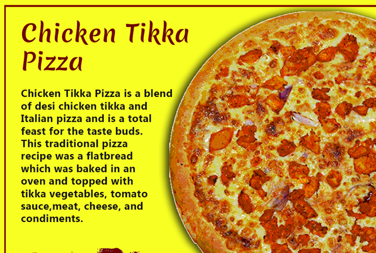 Chicken Tikka Pizza 