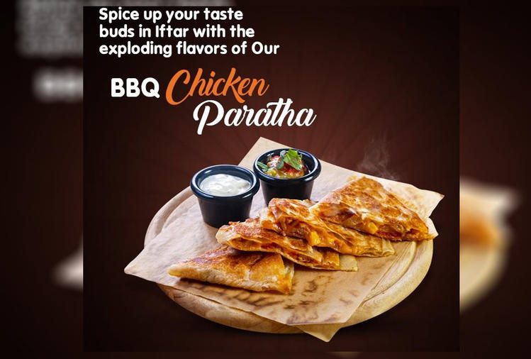 BBQ Chicken Paratha 