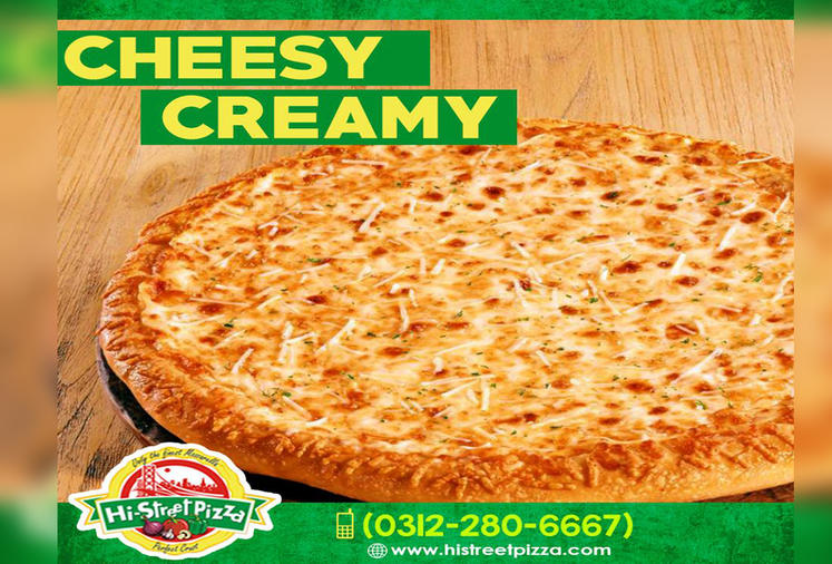 Cheesy Creamy Pizza