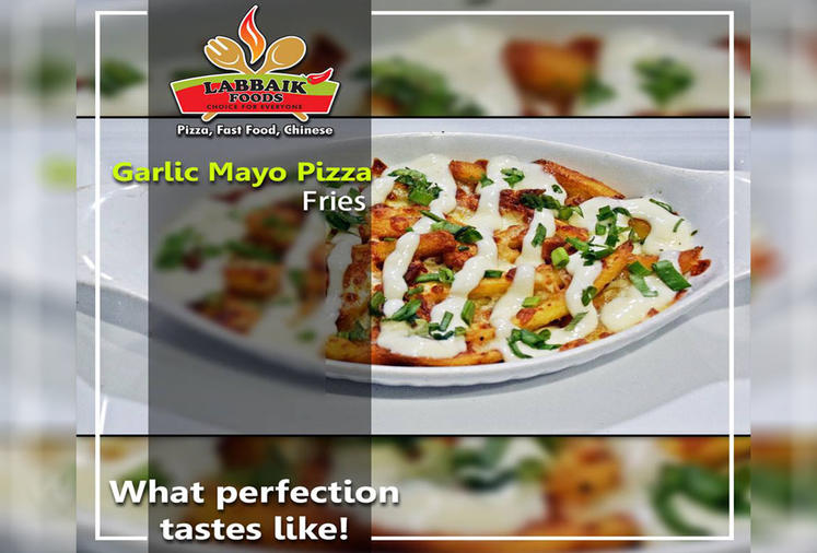 Garlic Mayo Pizza Fries