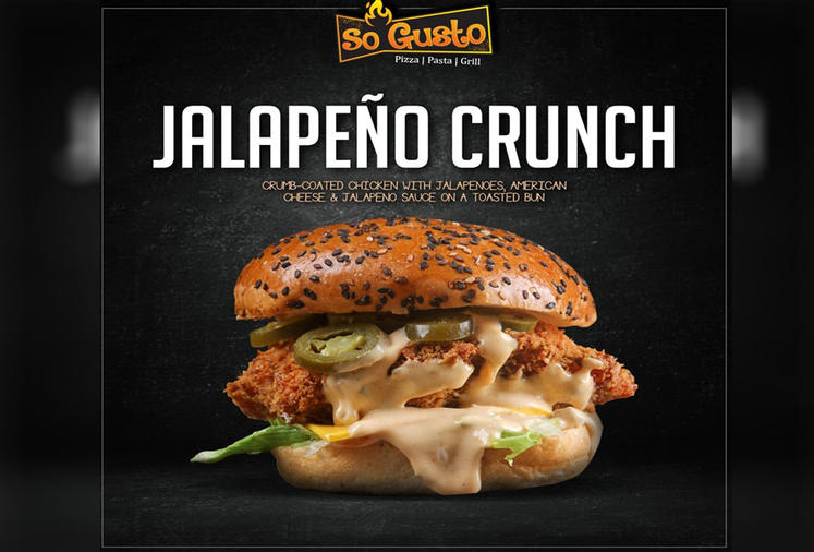 Jalapeno Crunch  Burger