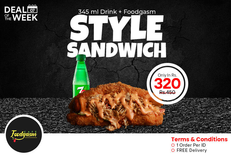 Foodgasm Style Sandwich
