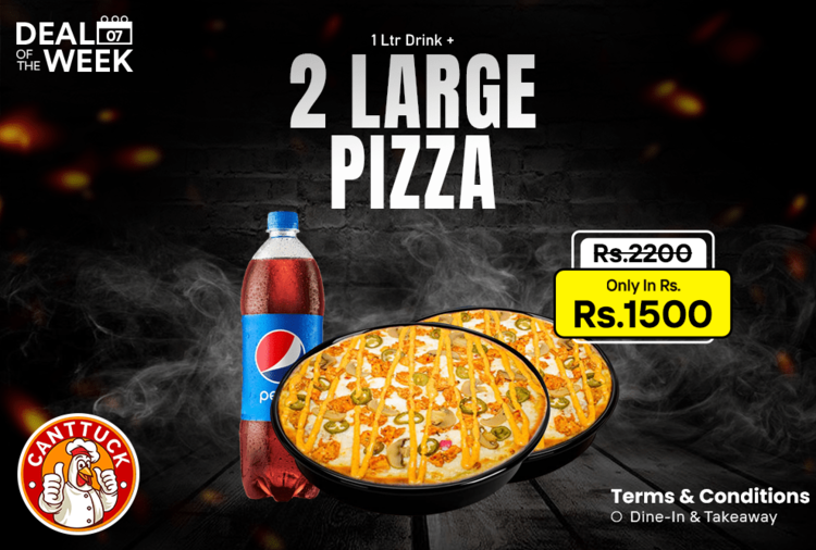 2 Large Pizza!!