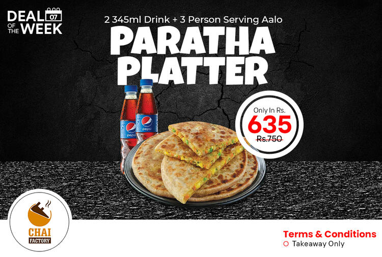Aloo Paratha Plater