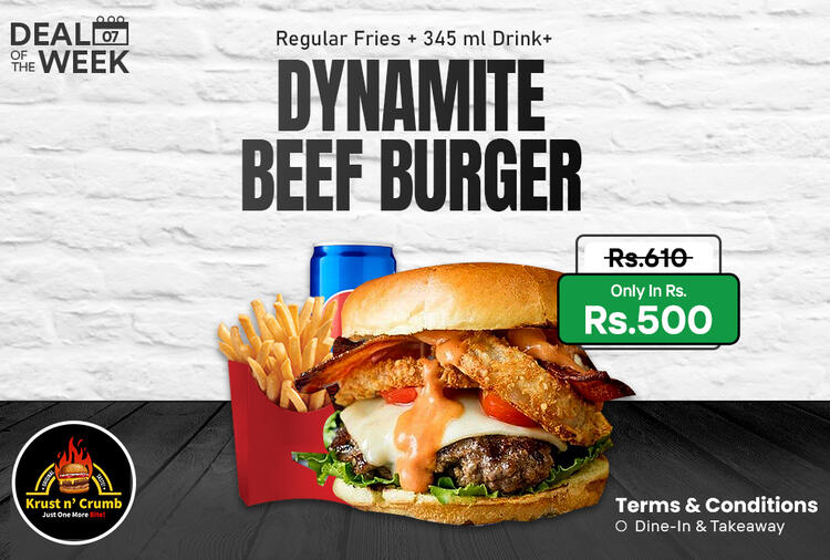 Dynamite Beef Burger 