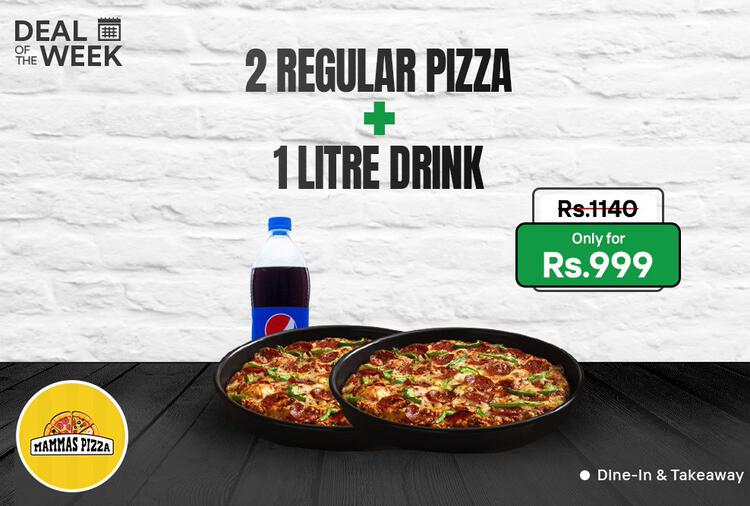 2 Regular Pizza!!