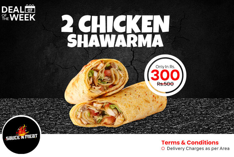 2 Chicken Shawarma 
