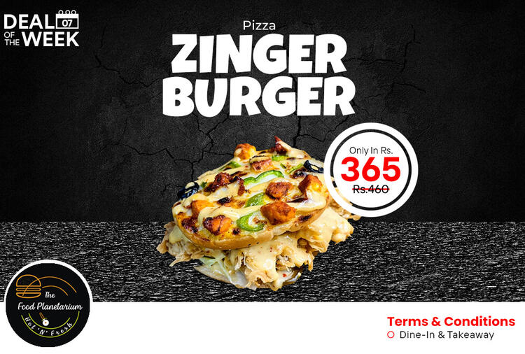 Pizza Zinger Burger