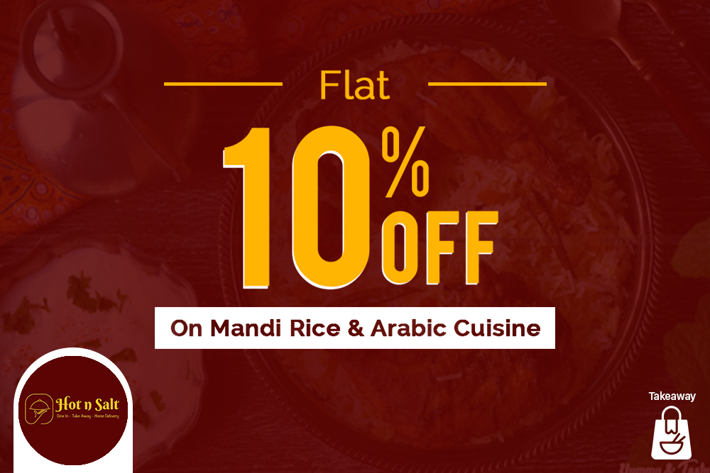 10% Off on Arabic Cuisine