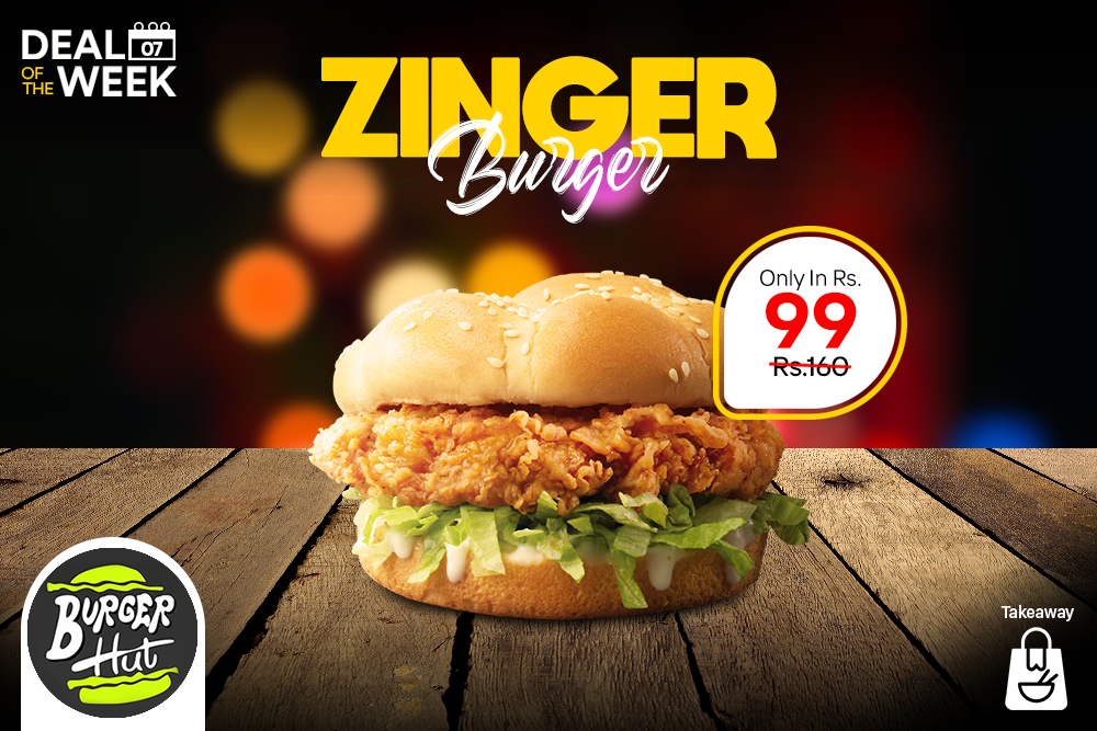Crunchy Zinger Burger 