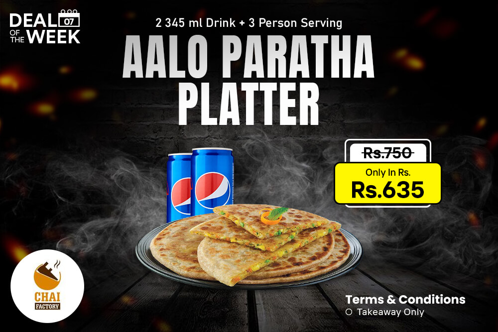 Aloo Paratha Plater