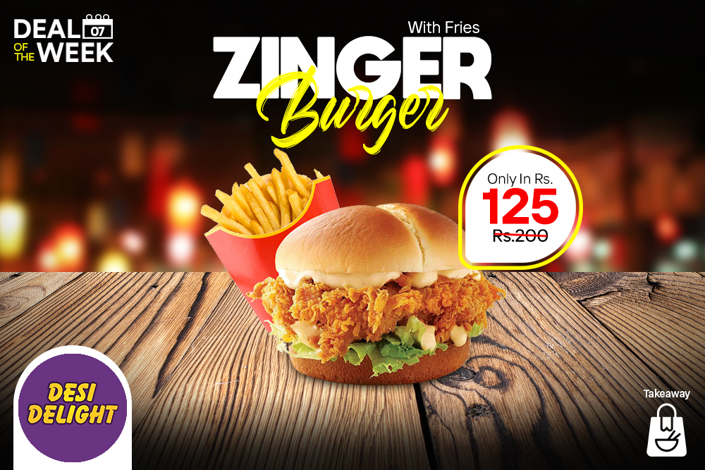 Zinger With Fries
