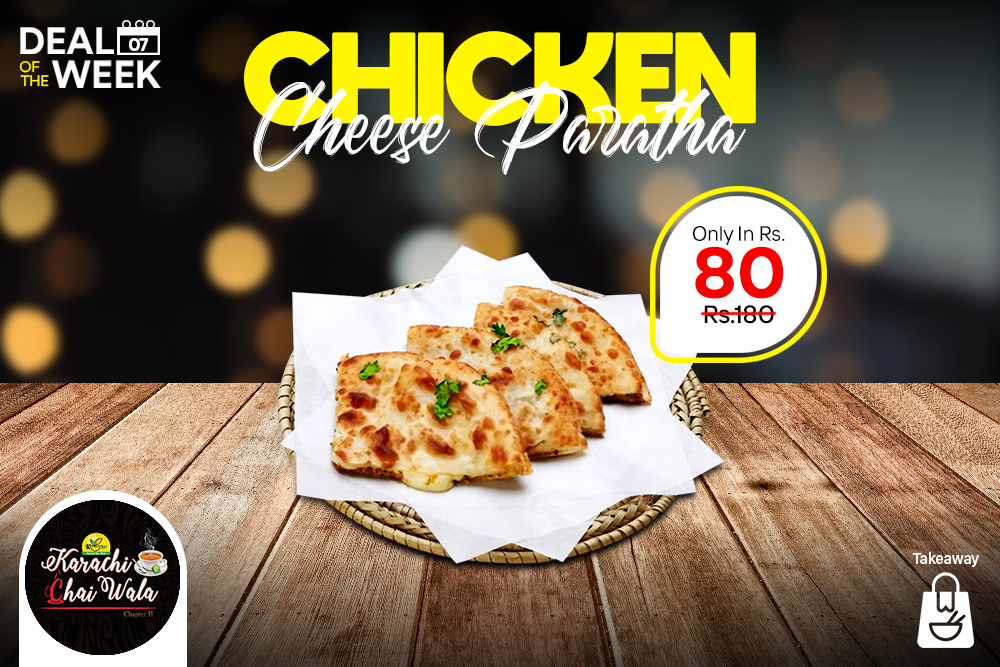 Chicken Cheese Paratha 