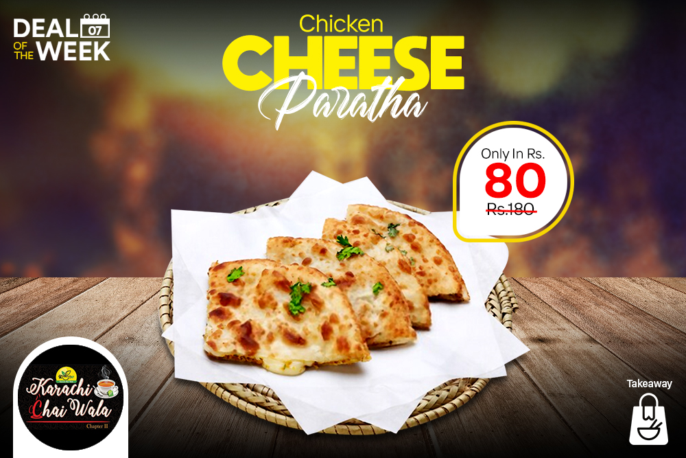 Chicken Cheese Paratha