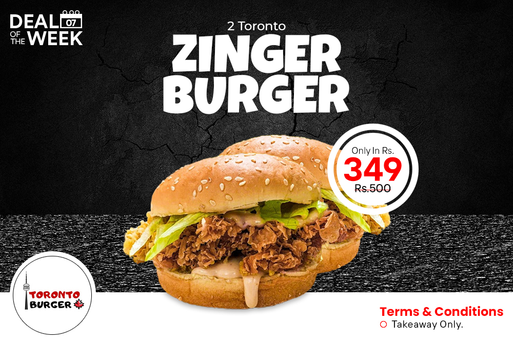 2 Zinger Burger Deal